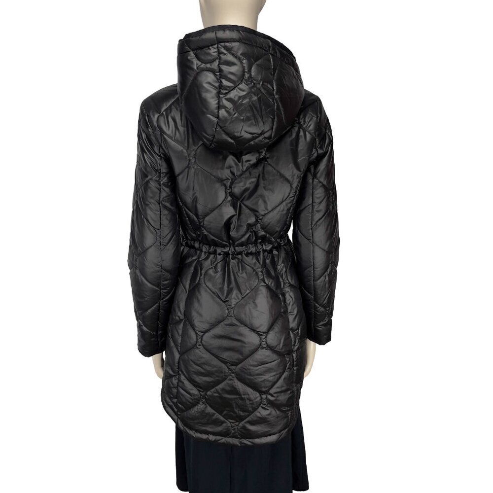 SAM EDELMAN Onion Quilted Anorak Jacket Black  sz‎ XS - Picture 5 of 9